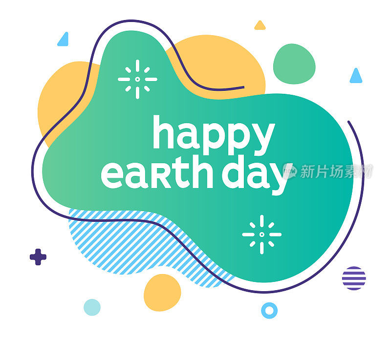 Happy Earth Day Modern Social Media Template